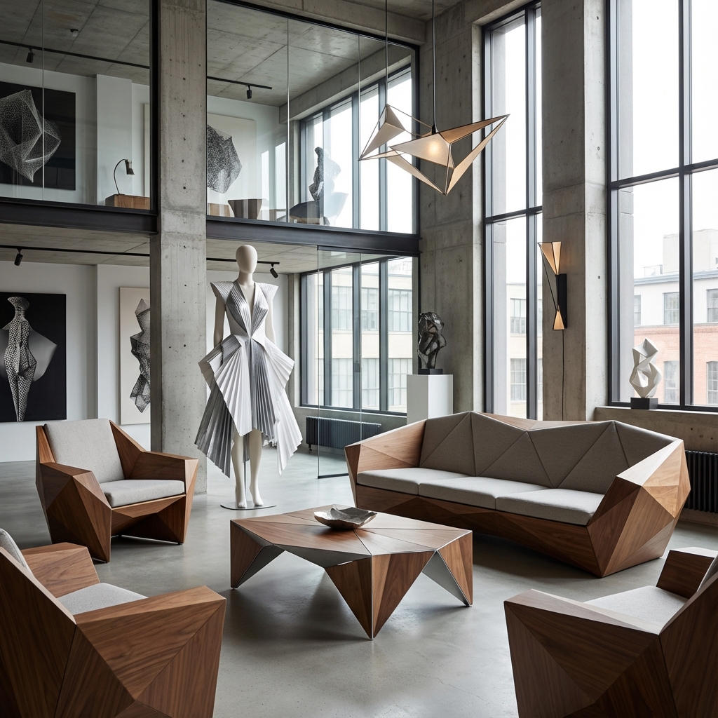 折り紙とモダンデザイン：ファッションから建築まで