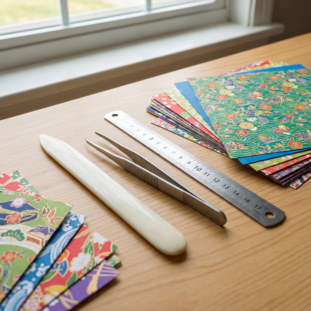 折り紙を極めるための道具選び：初心者から上級者まで